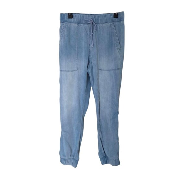 Women's - Cloth & Stone Chambray Pocket Joggers, Size Small - Picture 2 of 8
